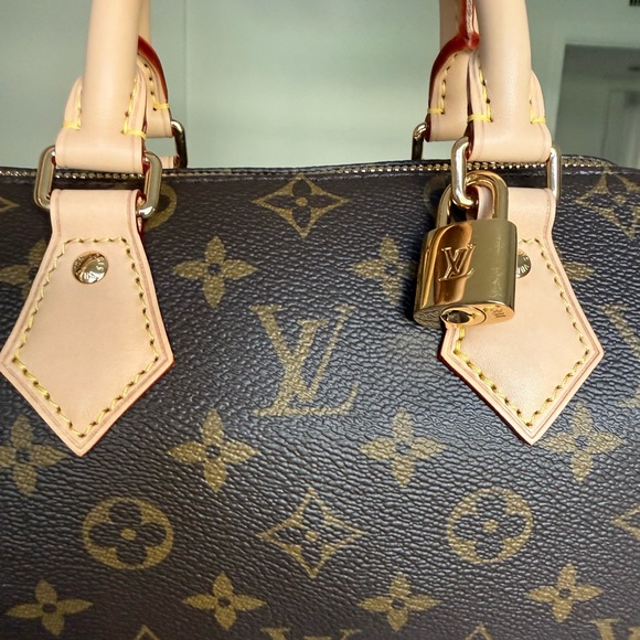 Louis Vuitton Speedy Bandoulière 20 Brown Monogram Handbag - Picture 6 of 13